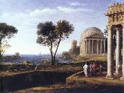 Claude Lorrain Landscape with Aeneas at Delos USA oil painting artist